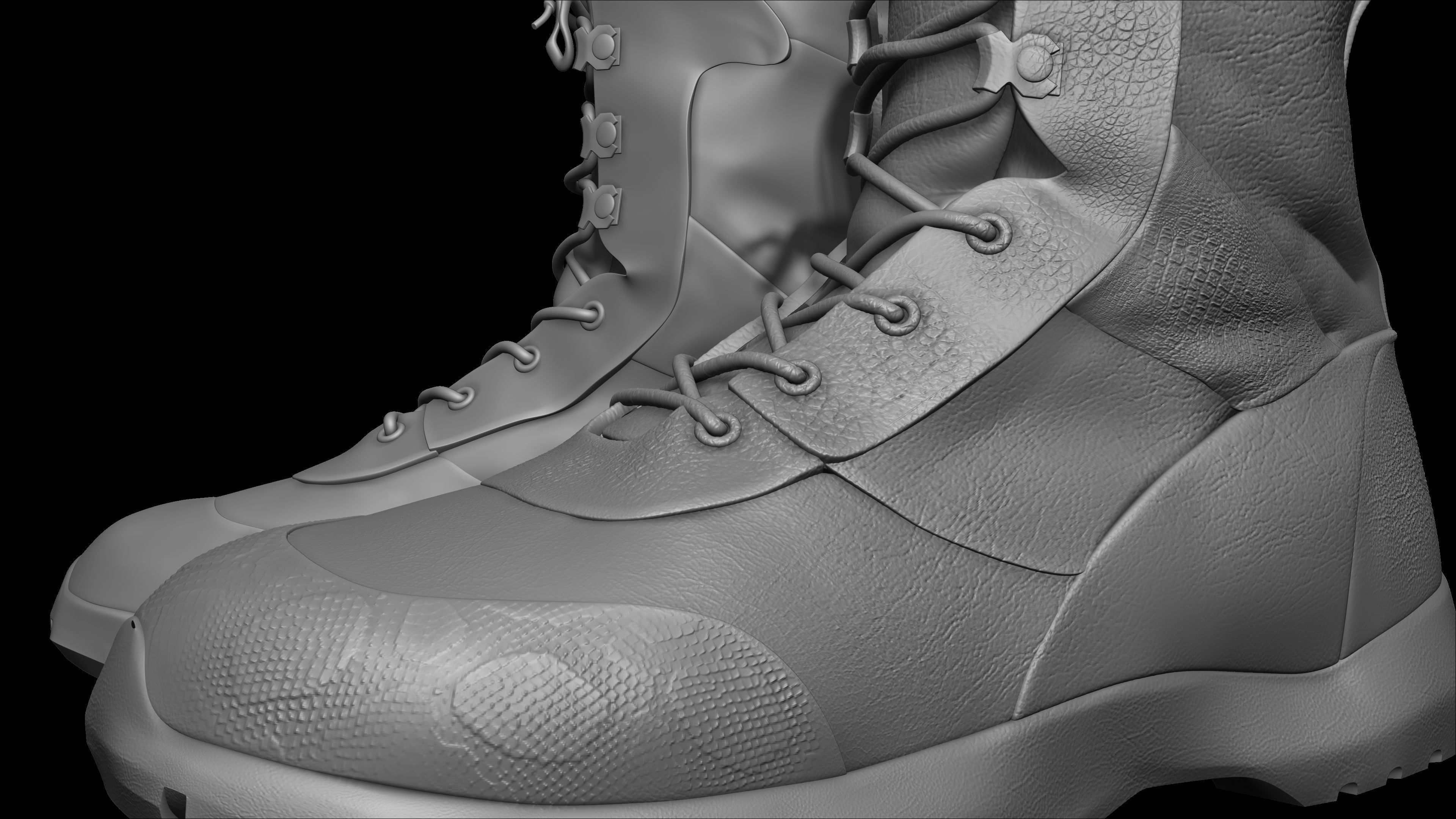 Leather Vdm Brush-46 Vdm-Alpha-Blender And Zbrush Brush-Vol 01 3D model_6