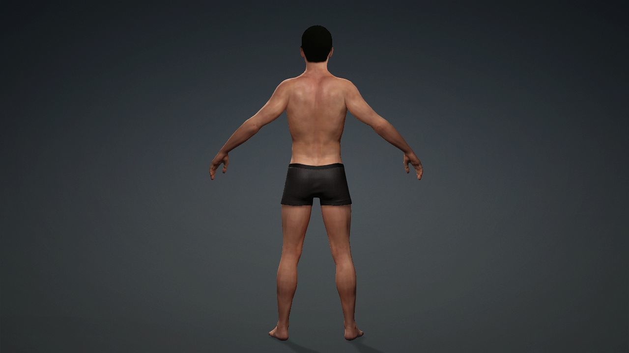 Realistic Handsome Male Character Daniel Wu New Police Story 3D model_16