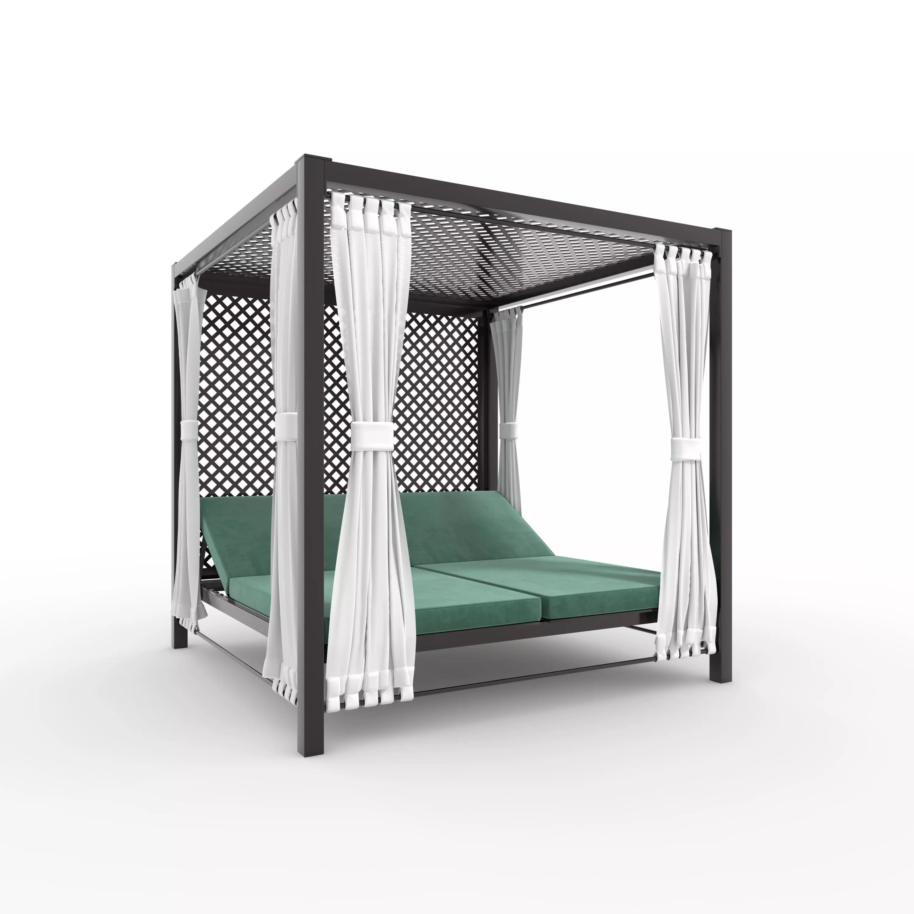 Poolside Cabana 07 3D model_0