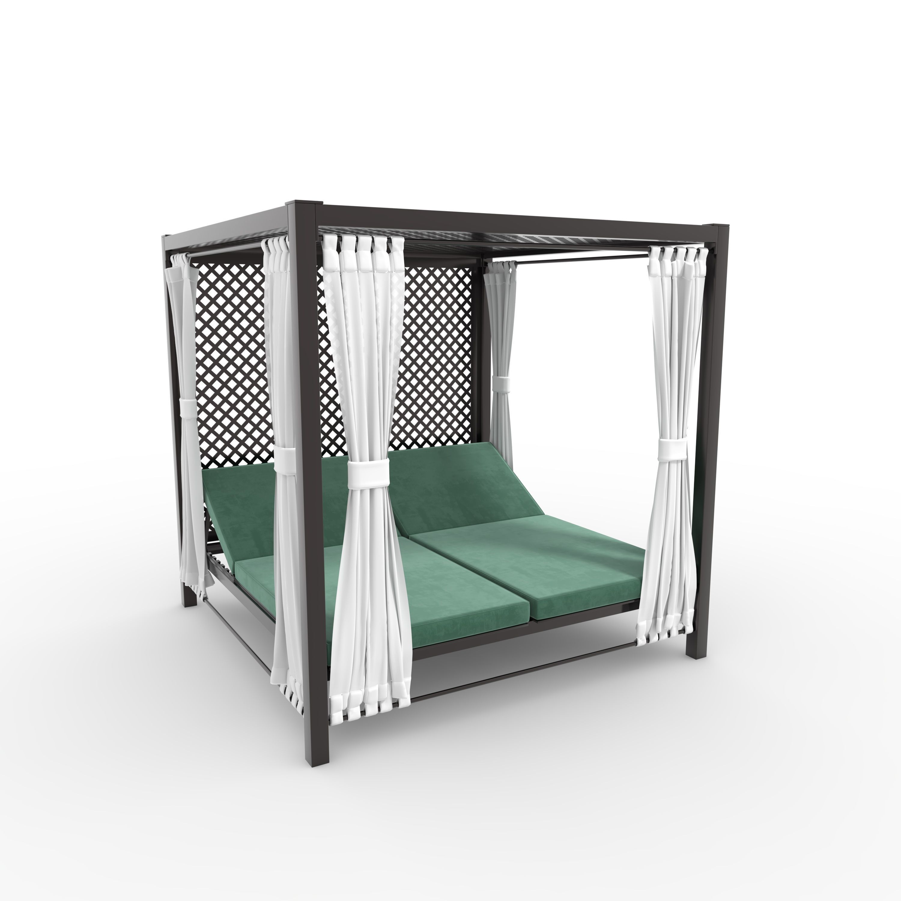 Poolside Cabana 07 3D model_6