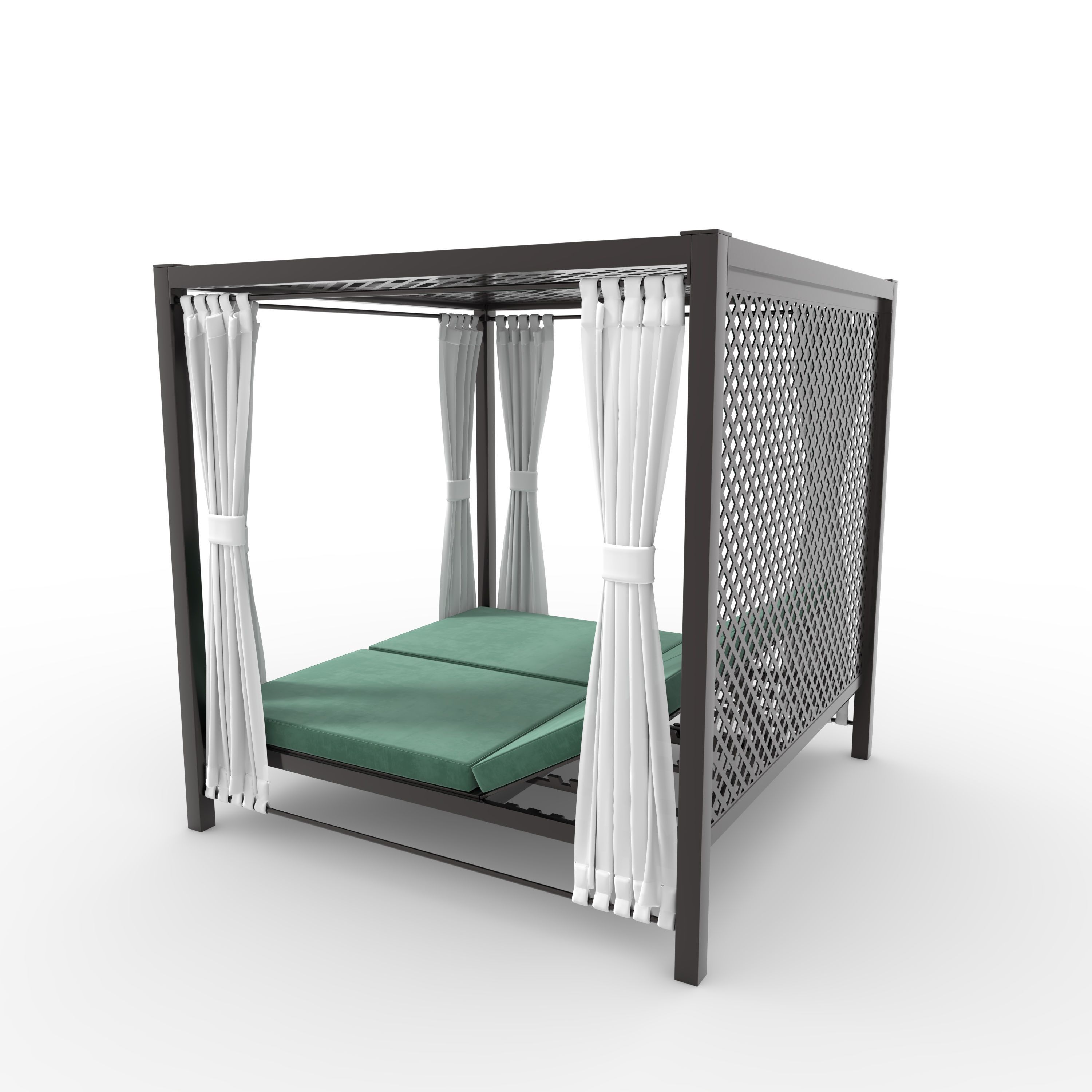 Poolside Cabana 07 3D model_9