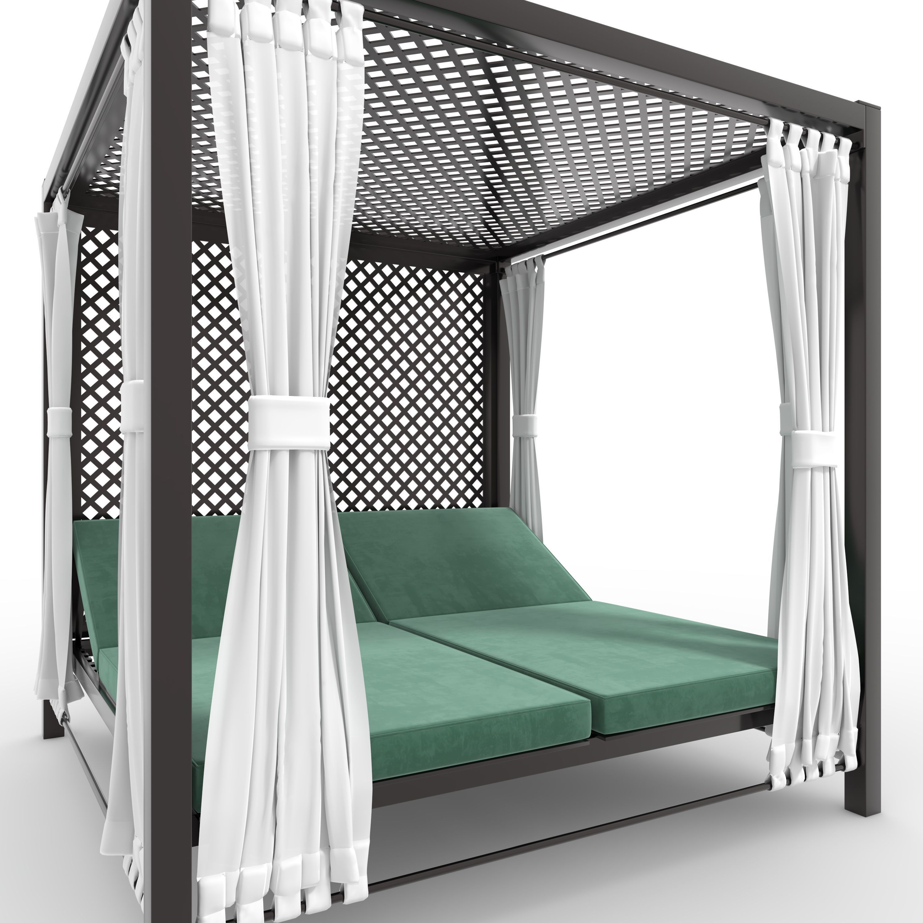 Poolside Cabana 07 3D model_10