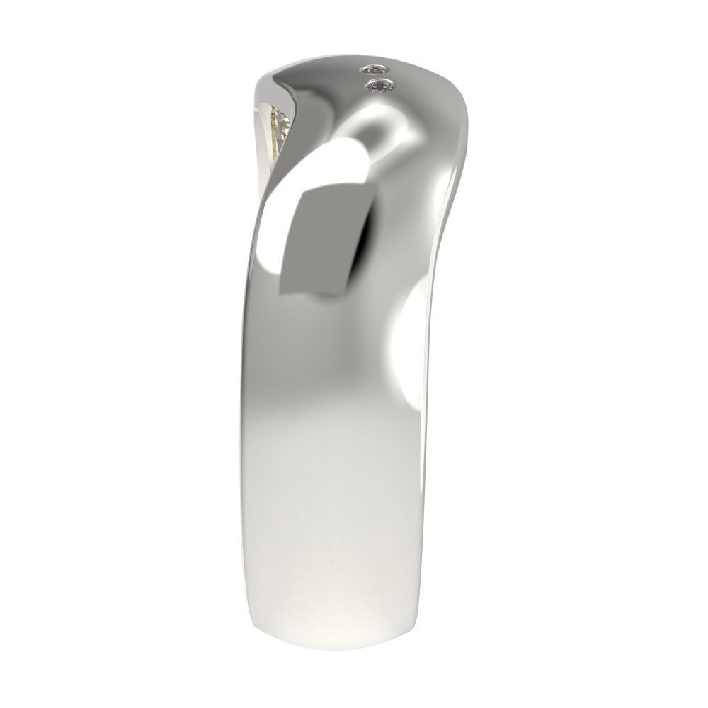 Wave ring 3D print model_13