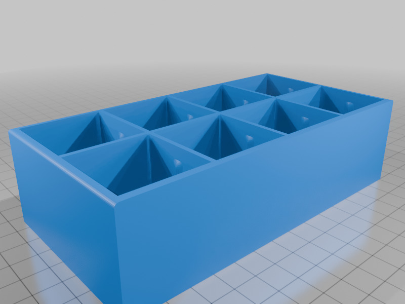 Cube Storage Shelf Inspired by IKEA Kallax 3D print model_5