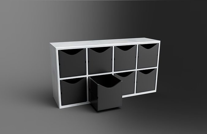 Cube Storage Shelf Inspired by IKEA Kallax 3D print model