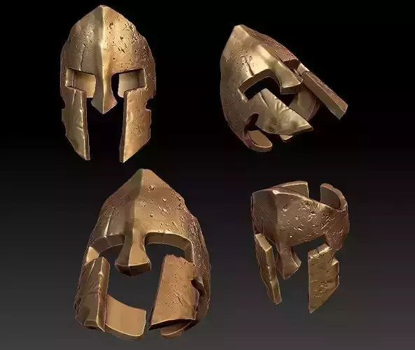 Spartan helmet ring