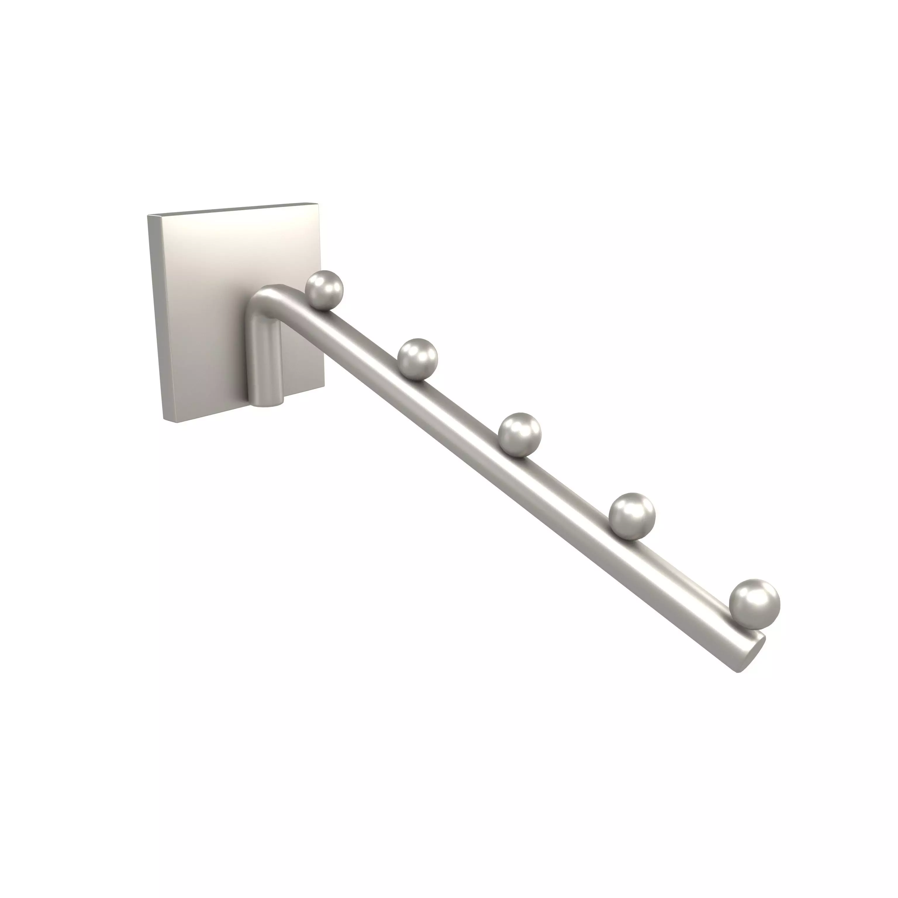 Hook Wall Mount Waterfall Faceout v1 001 Low-poly 3D model_0