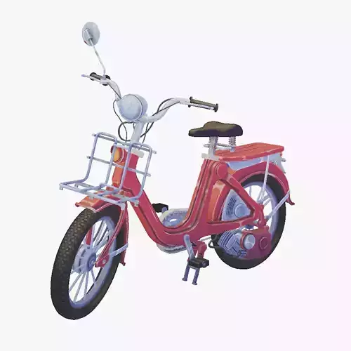 Motorcycle stylized