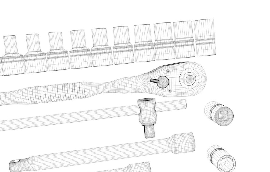 Tools New - Hand Tools-GARAGE TOOLS 3D model_40