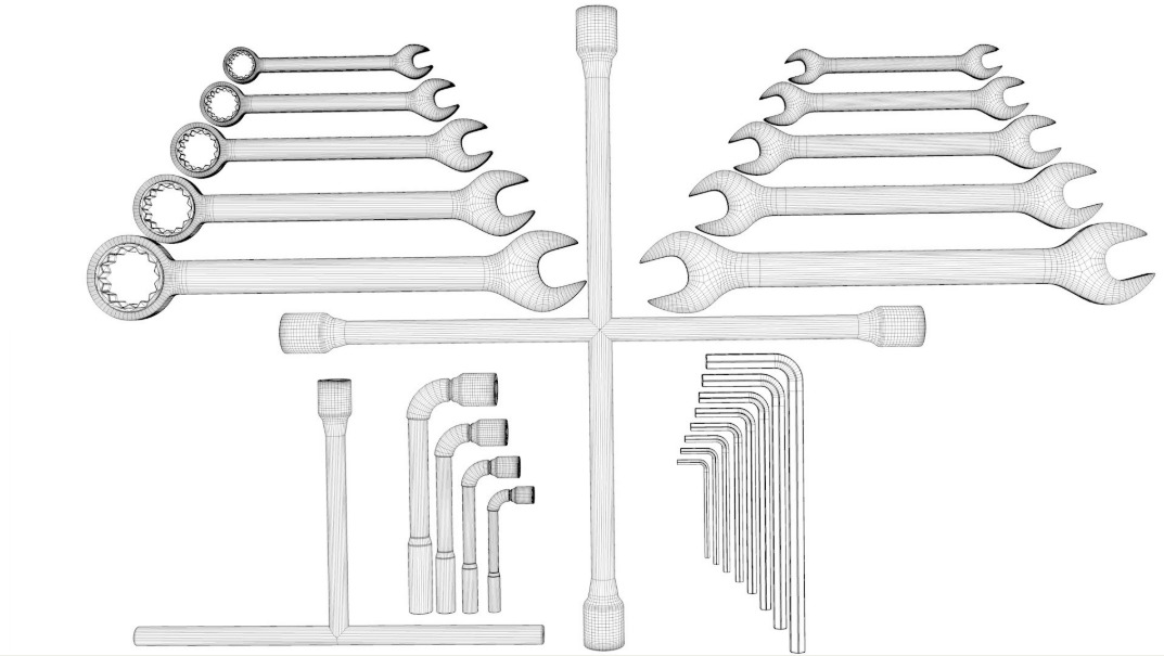 Tools New - Hand Tools-GARAGE TOOLS 3D model_39