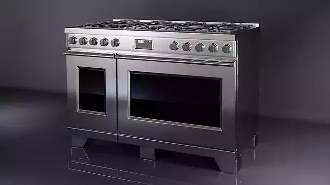 Gas Kitchen Stove 3D model