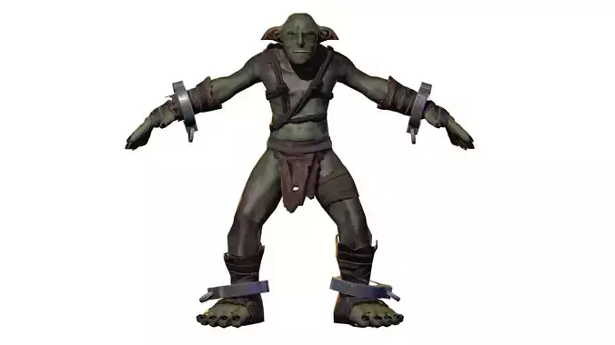 Stylized Goblin Slave - Game Ready 3D Character