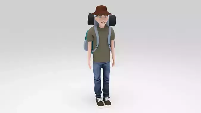 Character Niolio Rigged Game Ready 