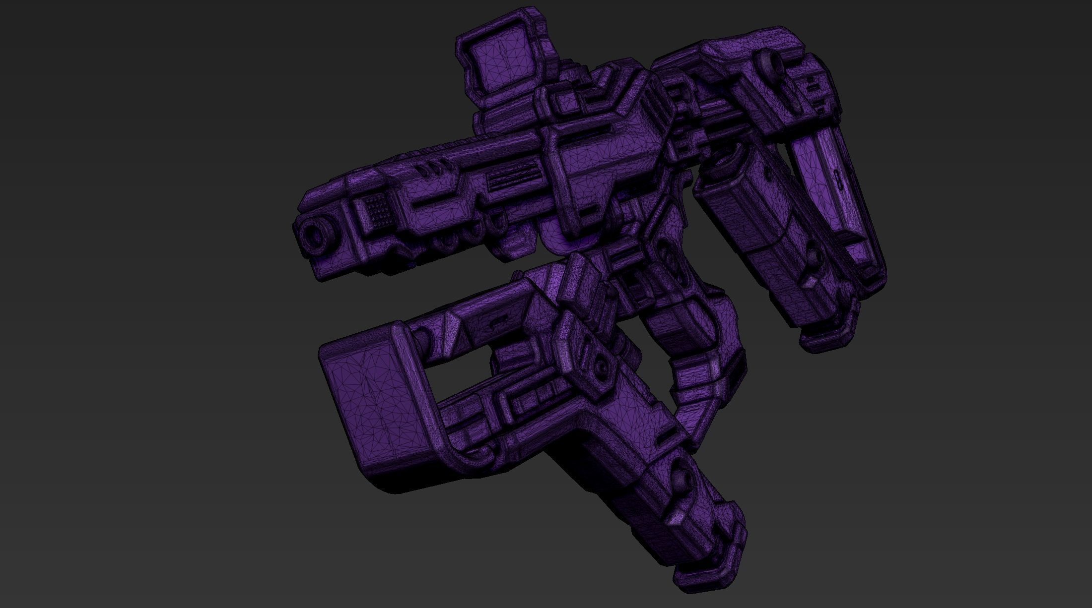 3D Printable Sci-Fi Weapon Part 5 3D model_8