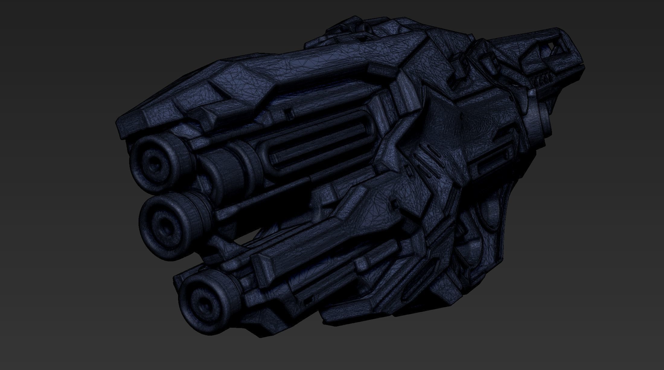 3D Printable Sci-Fi Weapon Part 5 3D model_9