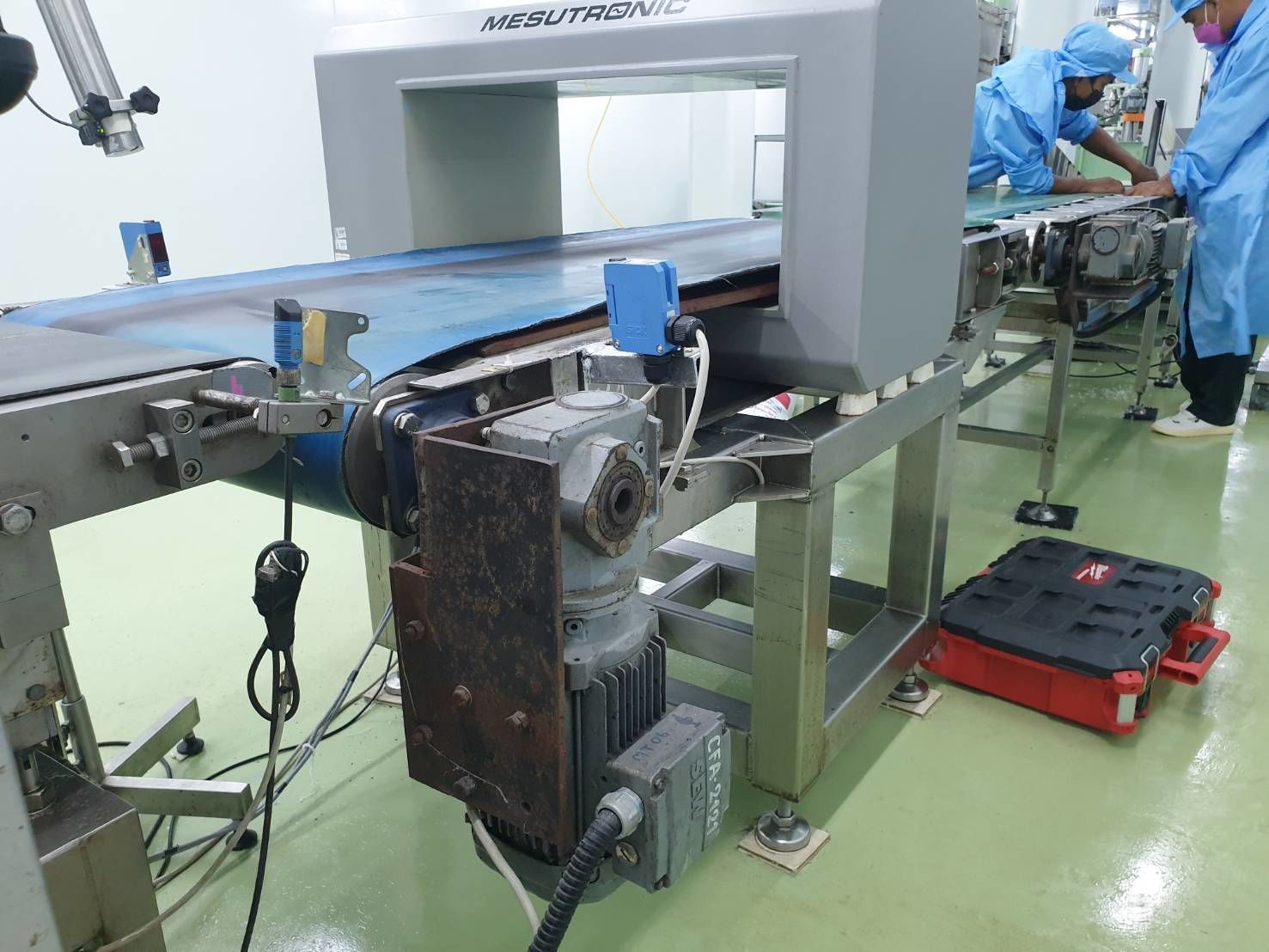 Modular Belt Conveyor 02  Low-poly 3D model_19