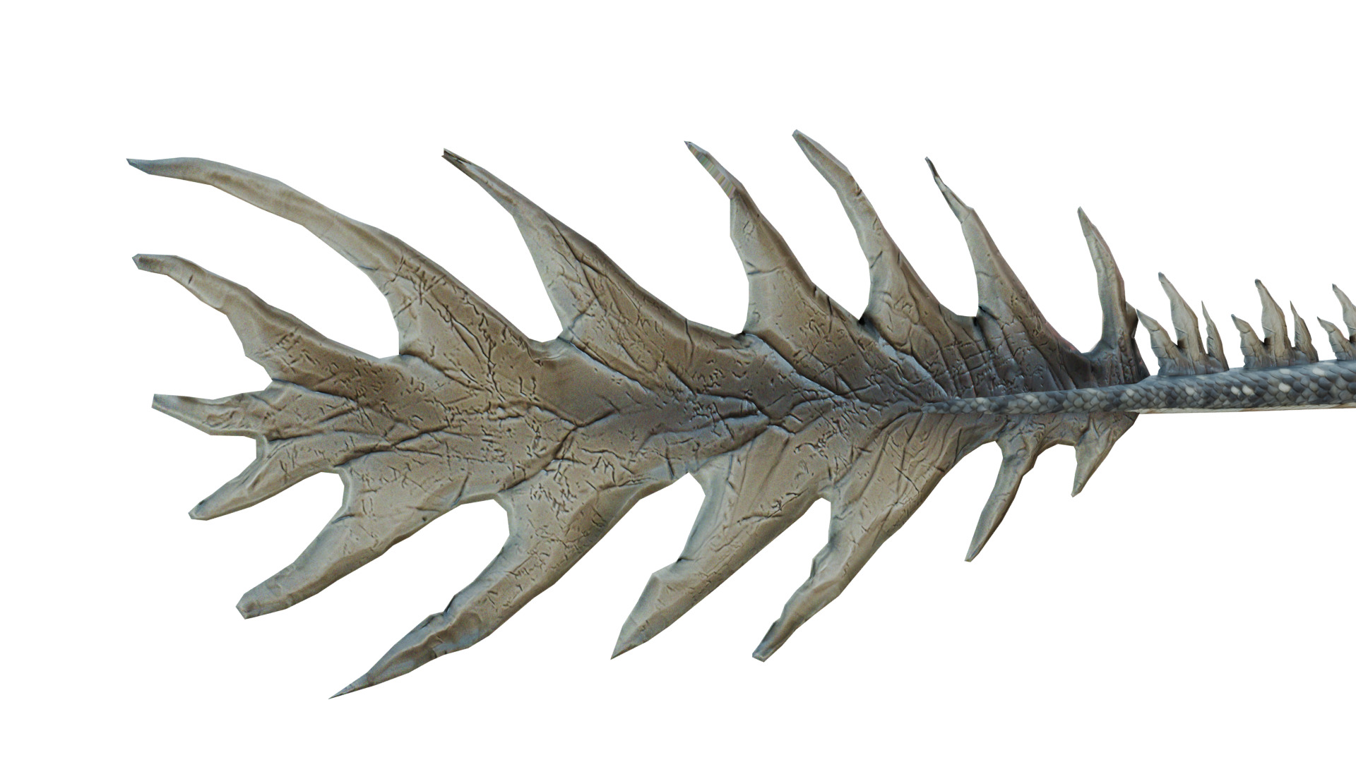 BLACK DRAGON Low-poly 3D model_6