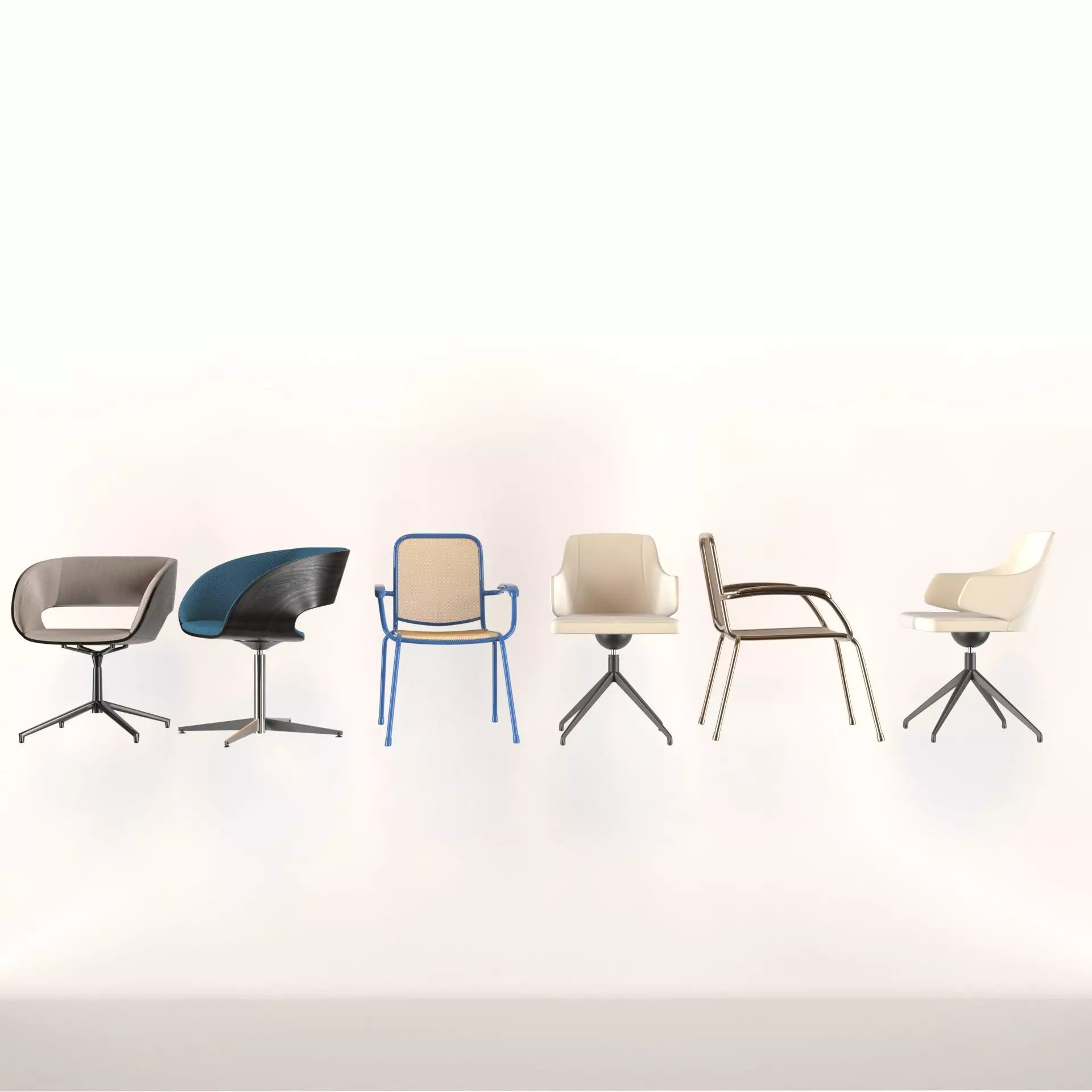 Chairs EDU 02 3D model