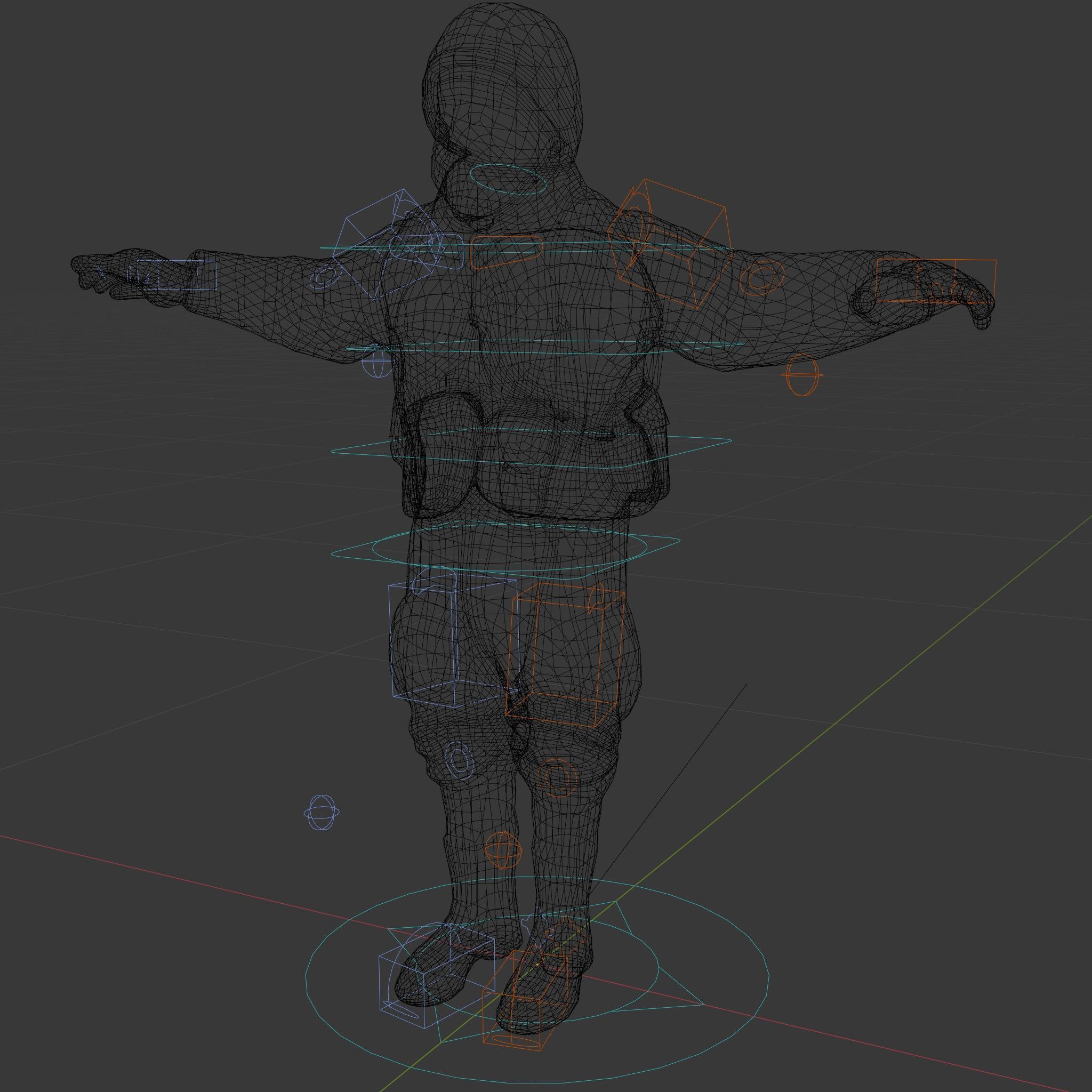 World War Soldier Character Model  Rigged and Animated Low-poly 3D model_5