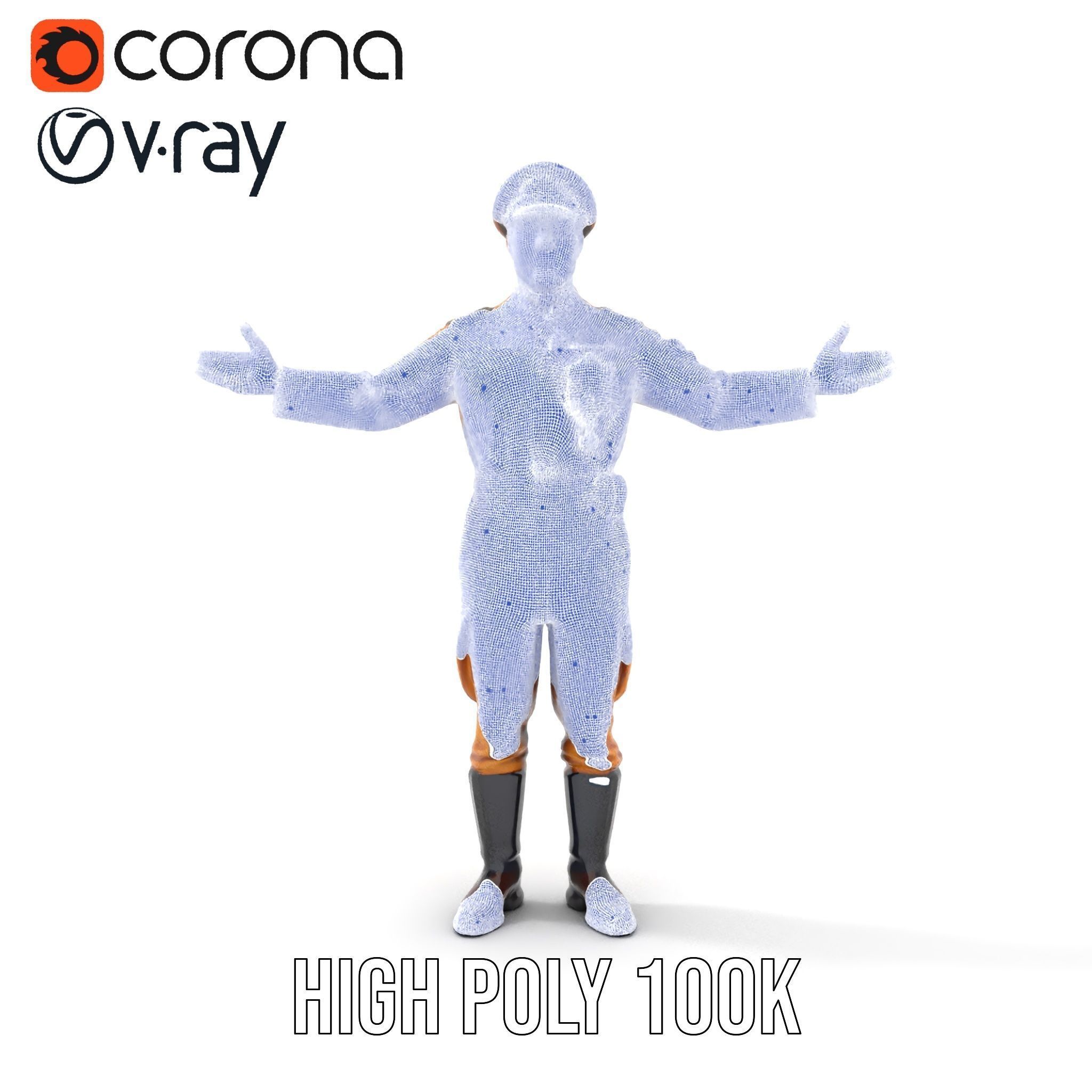 Military Officer Character Rigged and Animated for Realistic ... Low-poly 3D model_35