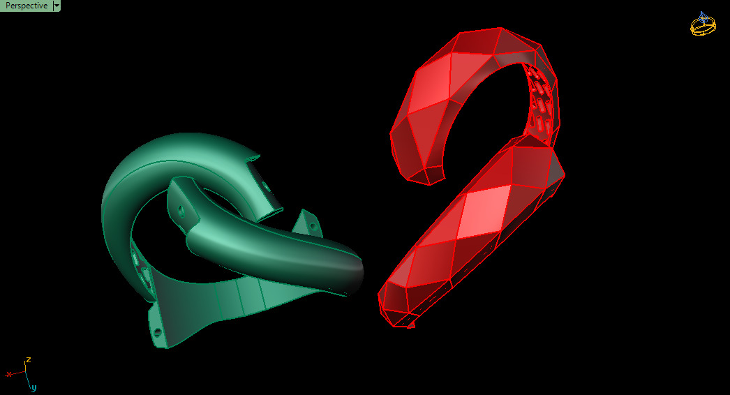 Facet Ring 008 - 5 Size  3D print model_15