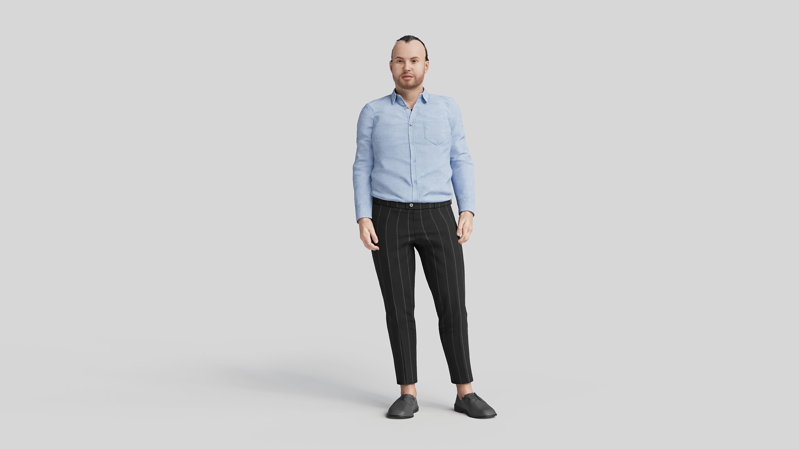 Archviz Realistic 3D People Poses Vol1 3D model_8