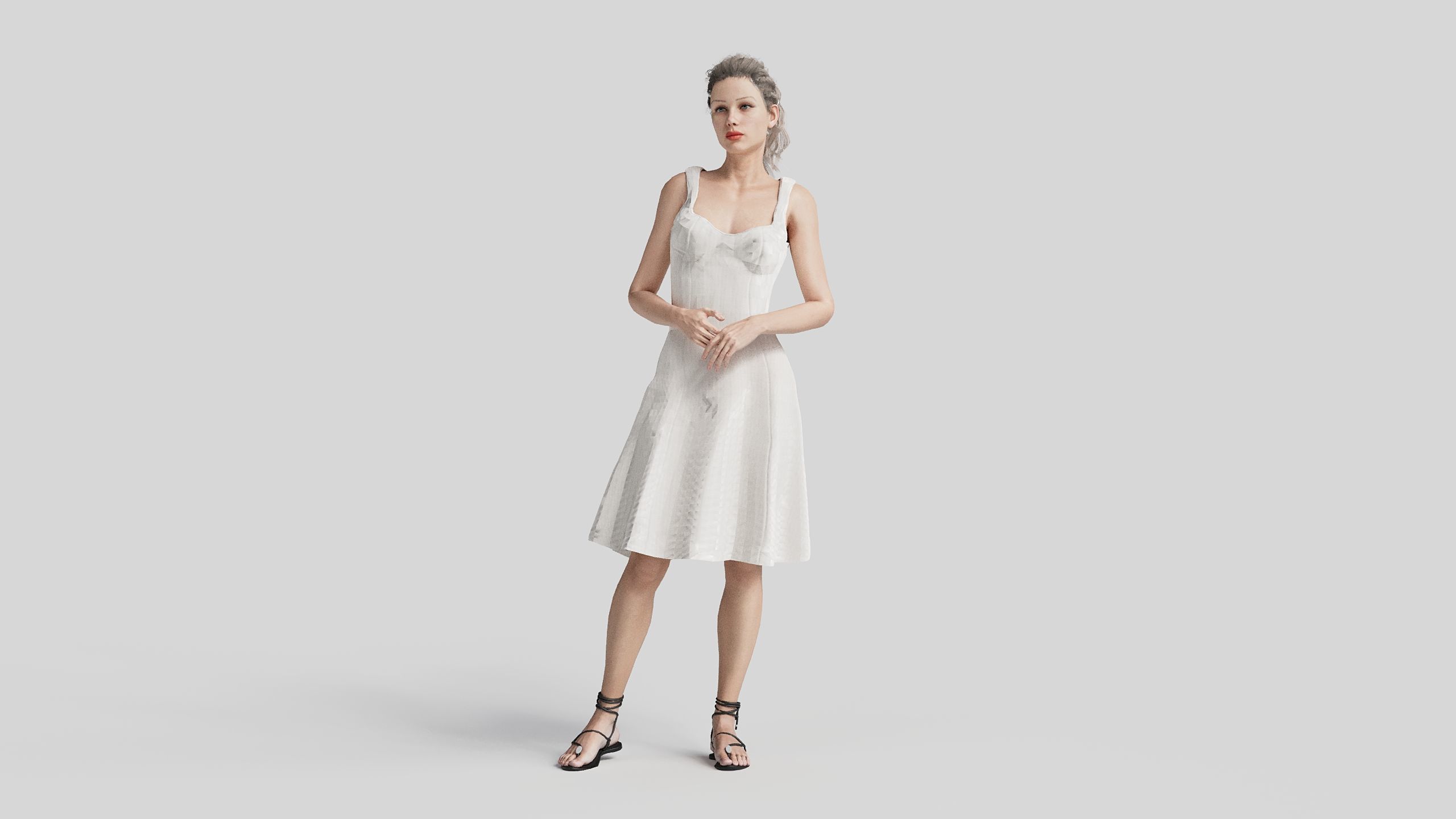 Archviz Realistic 3D People Poses Vol1 3D model_14