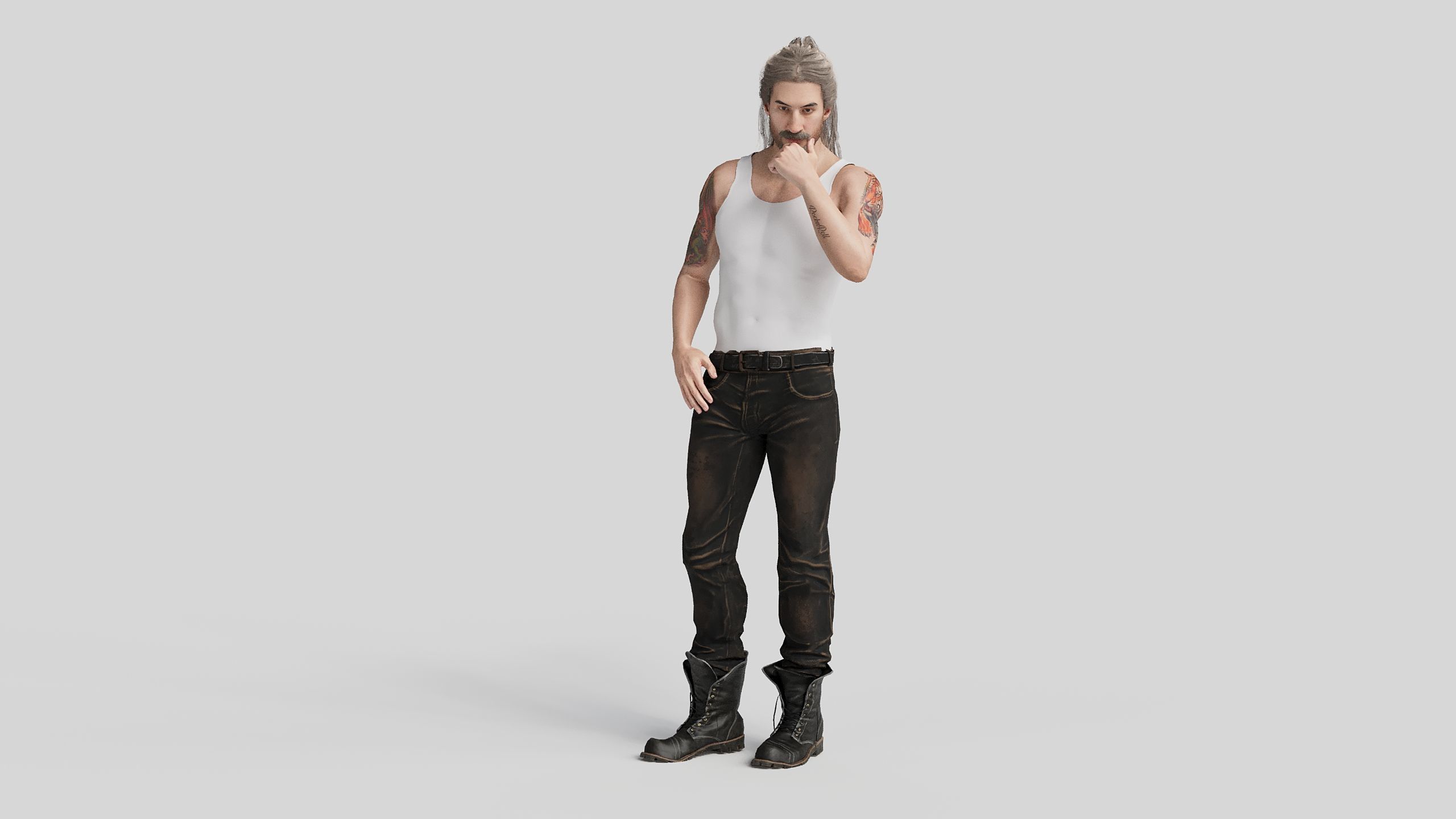 Archviz Realistic 3D People Poses Vol1 3D model_7