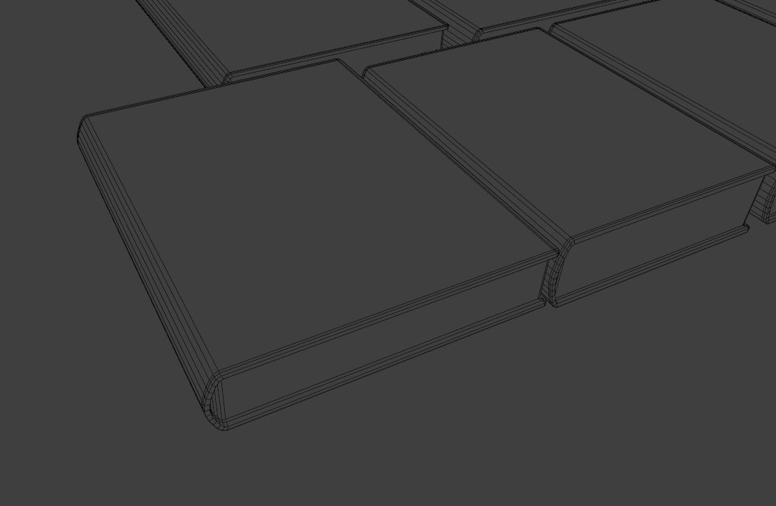 Old books for decoration Vol01 Low-poly 3D model_17