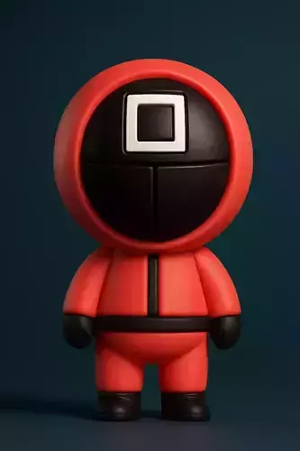 Squid Game Pink Soldier 3D print model