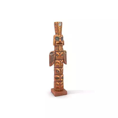 Intricate Totem Pole Model Pack