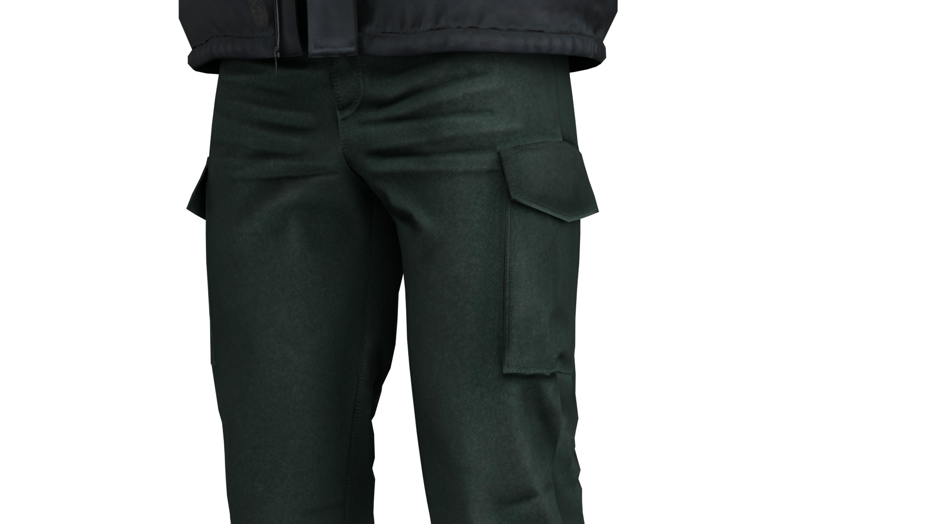 Autumn Outfit Low-poly 3D model_11