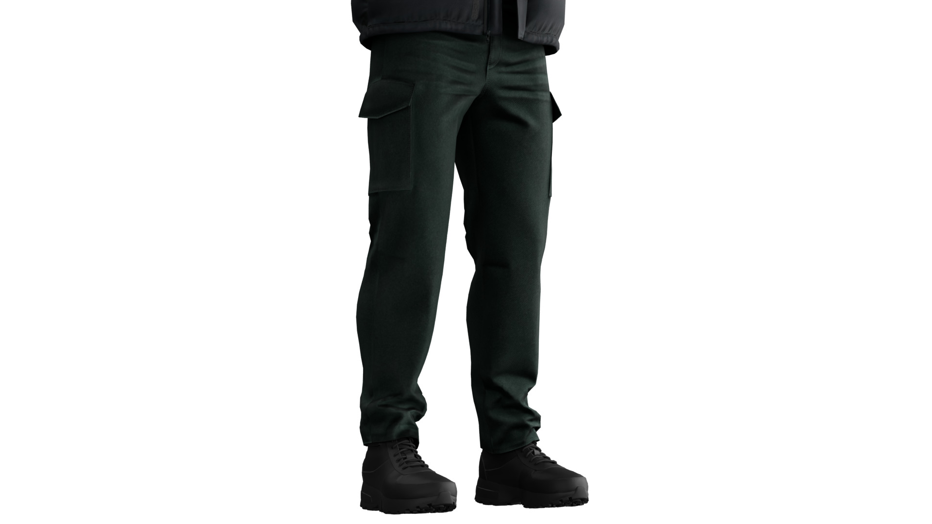 Autumn Outfit Low-poly 3D model_2