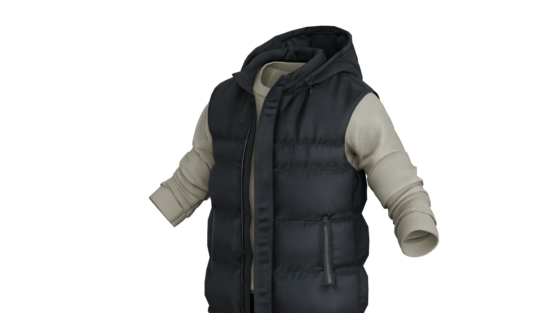 Autumn Outfit Low-poly 3D model_6