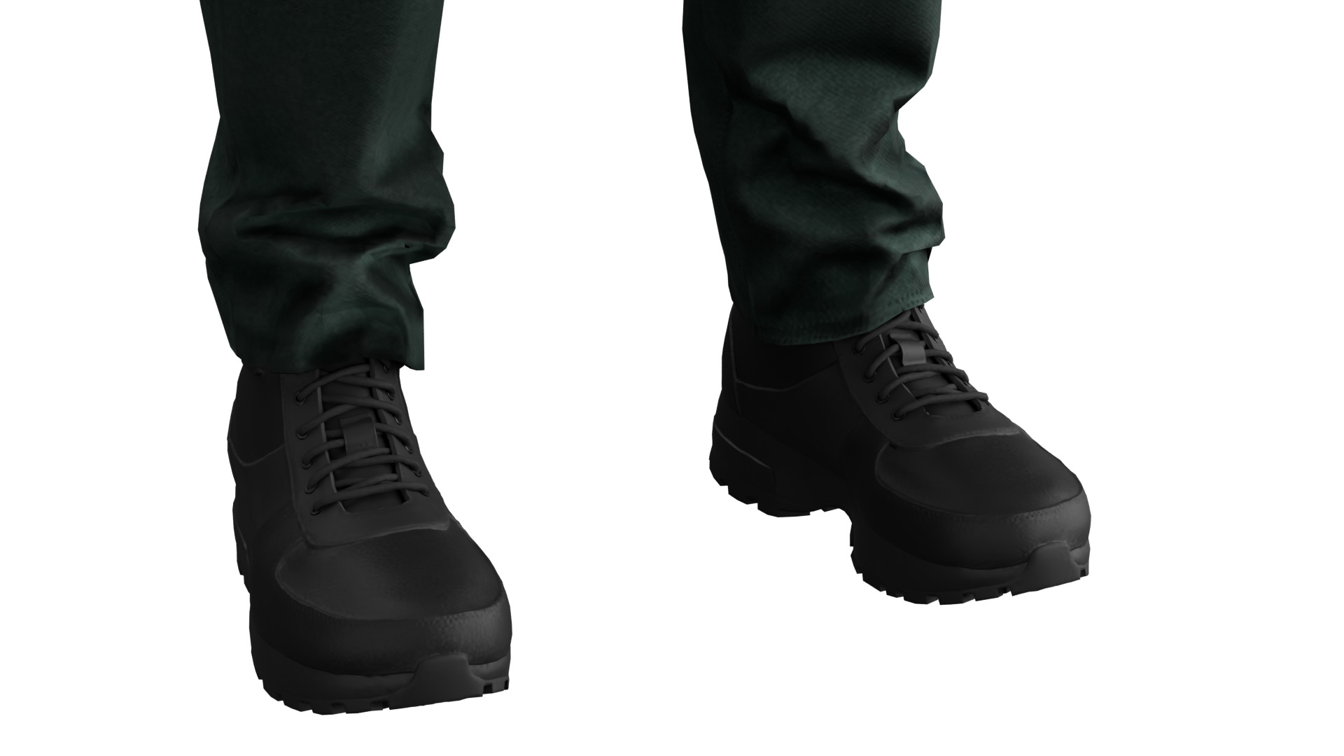 Autumn Outfit Low-poly 3D model_9