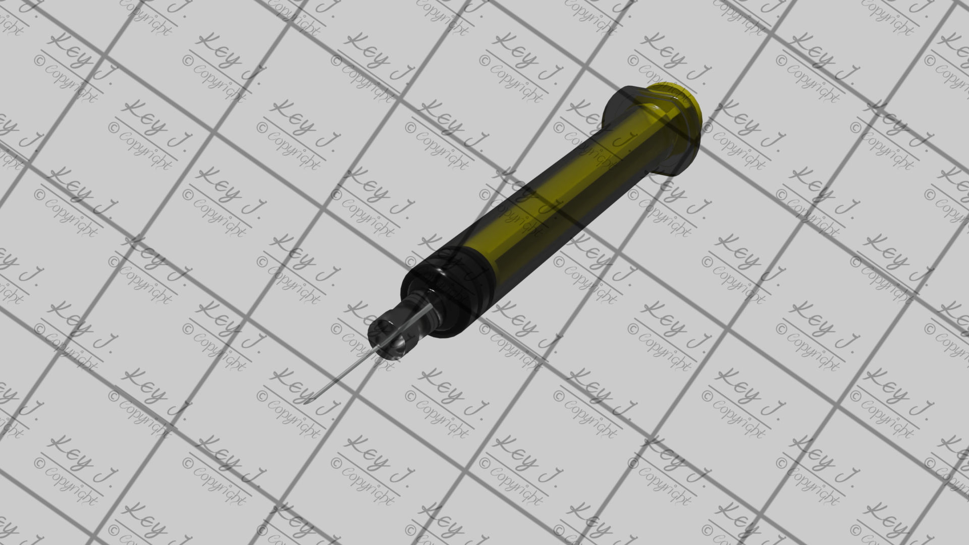 Glass Prefillable Syringe for Anticoagulant Neoparin PFS 3D model_7