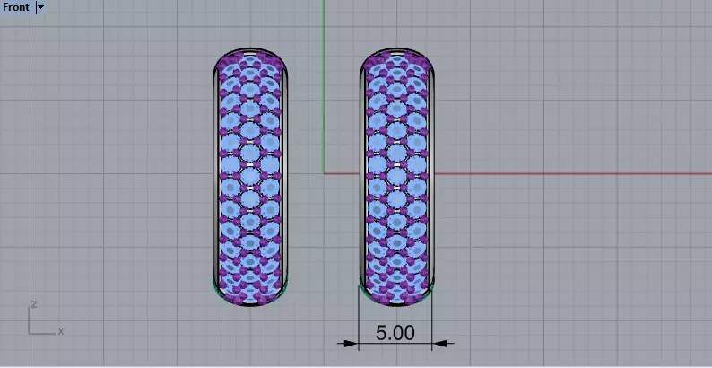 Huggie earring  model 1377 3D print model_7