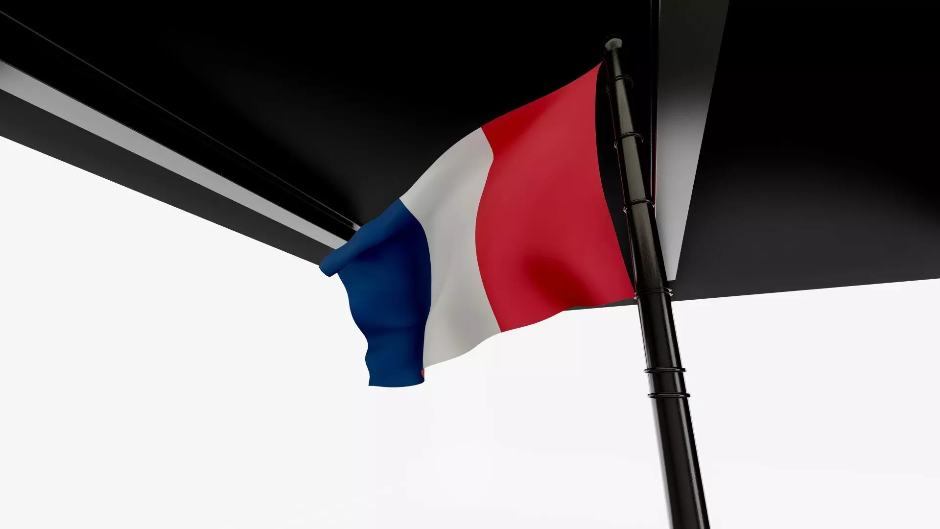 French Flag 3D Model Free Public Download in All Major Formats  Free low-poly 3D model_0