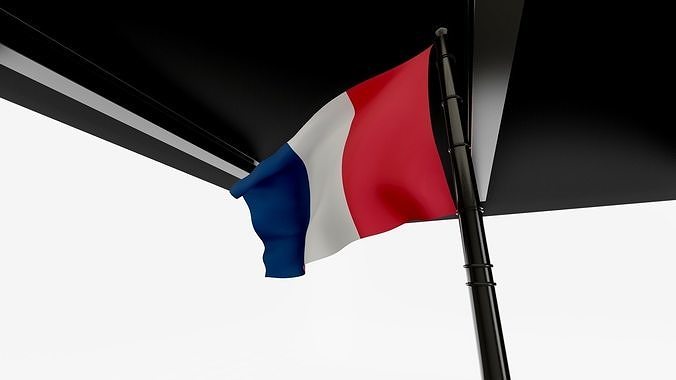 French Flag 3D Model Free Public Download in All Major Formats  Free low-poly 3D model