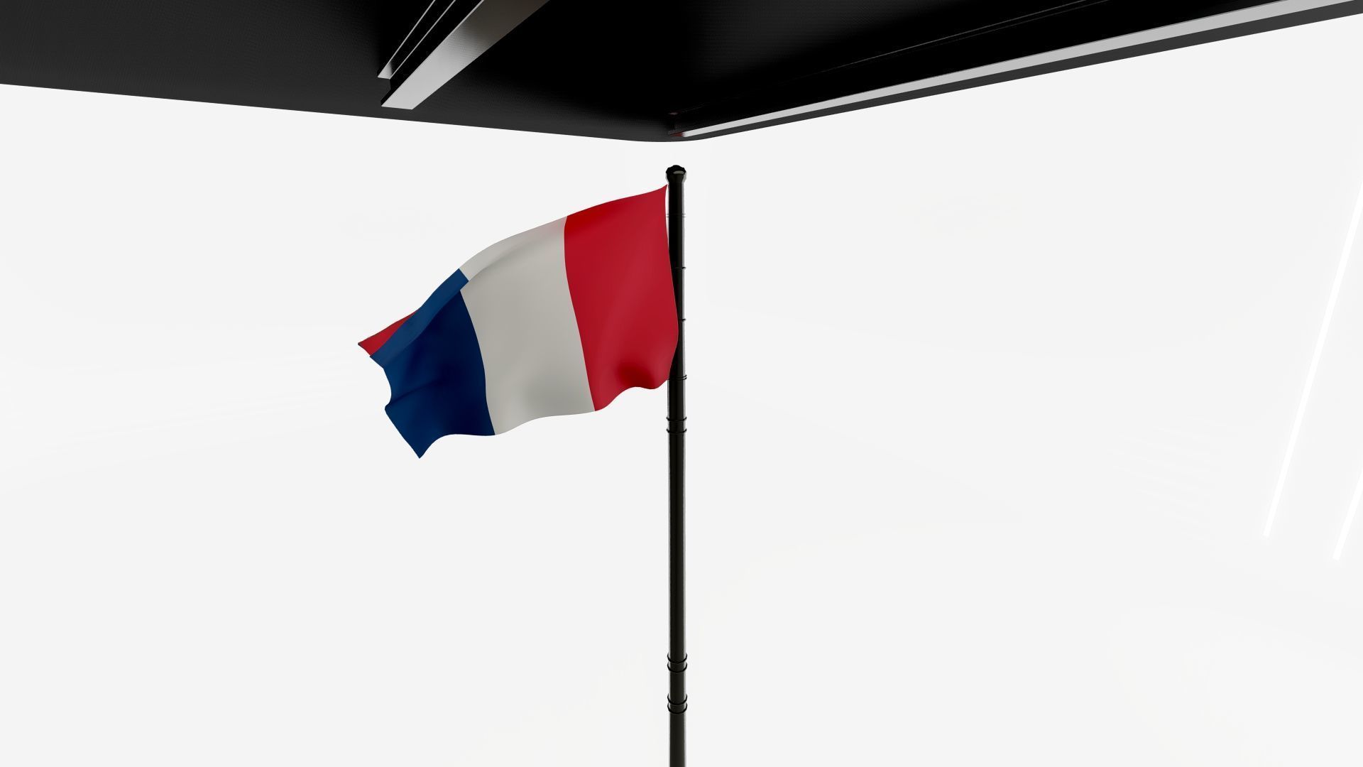 French Flag 3D Model Free Public Download in All Major Formats  Free low-poly 3D model_6