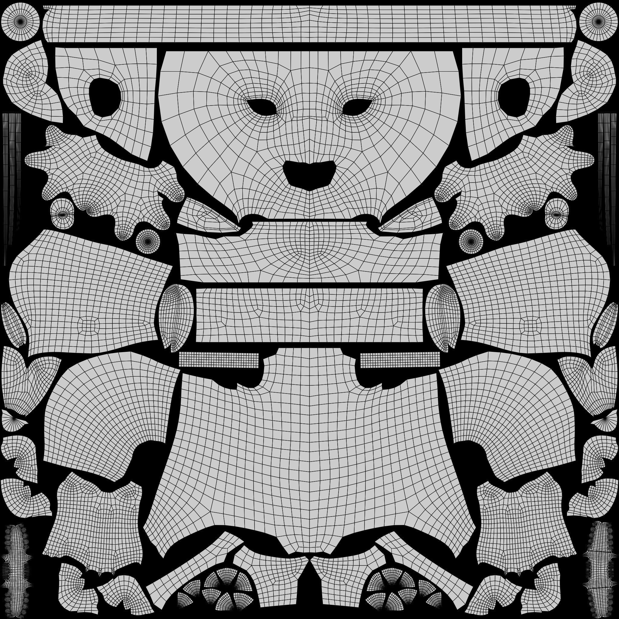 Stylized Biped Cheetah - Rigged Cartoon Animal  for Blender Low-poly 3D model_13