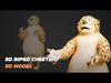 Stylized Biped Cheetah - Rigged Cartoon Animal  for Blender Low-poly 3D model_1