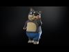 Cat in Glass Low-poly 3D model_1