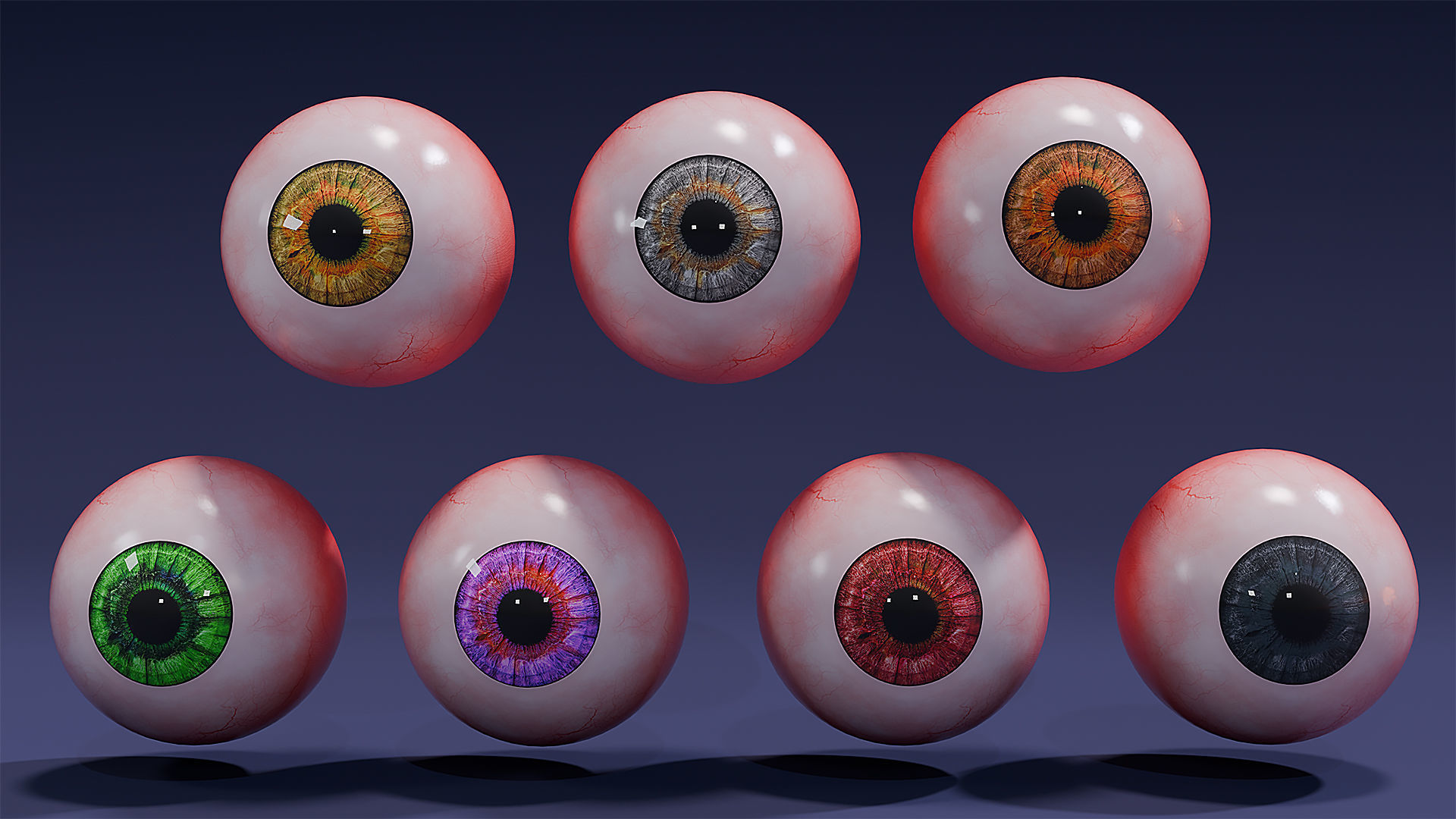 Eys-4K Texture-Character Eye-Realistic Eye-30 Realistic-Vol 02 Low-poly 3D model_15