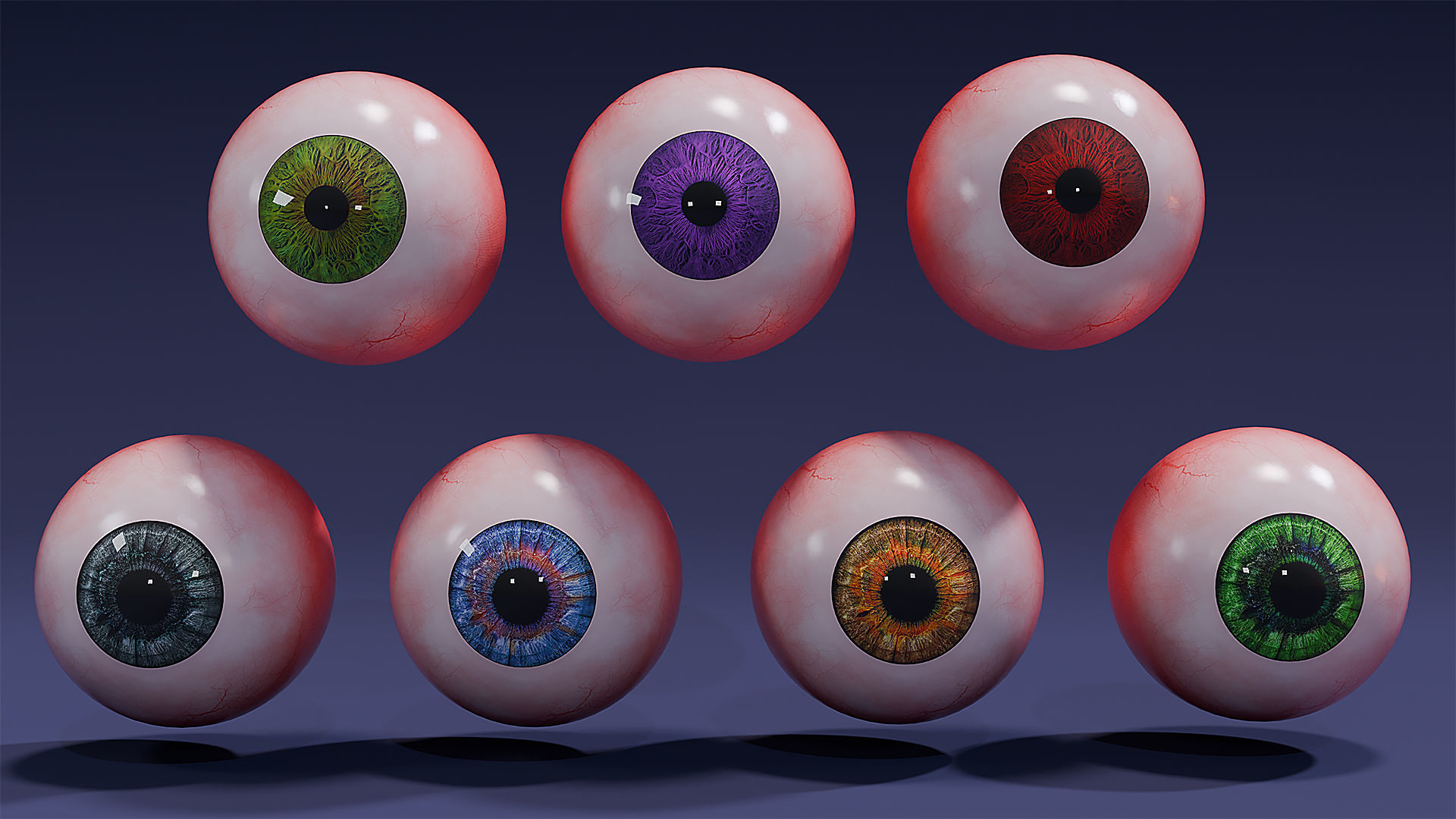 Eys-4K Texture-Character Eye-Realistic Eye-30 Realistic-Vol 02 Low-poly 3D model_12