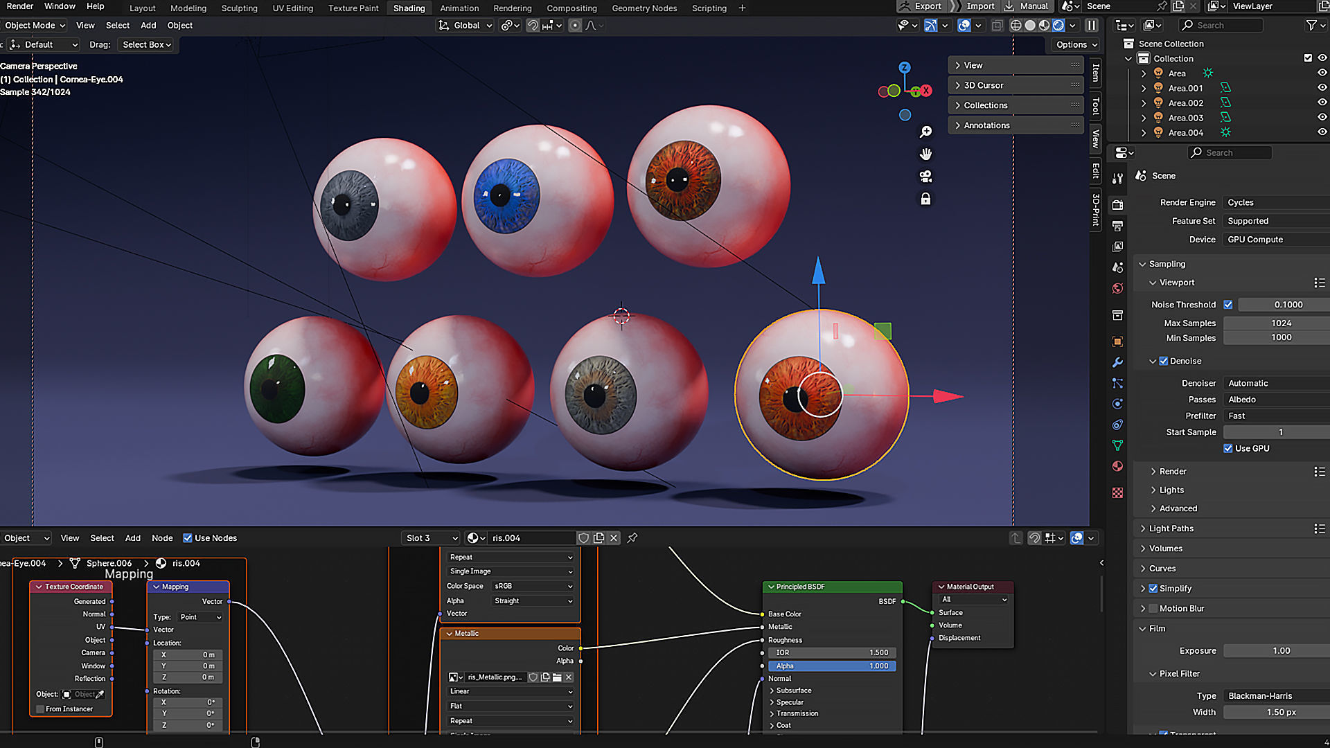 Eys-4K Texture-Character Eye-Realistic Eye-30 Realistic-Vol 02 Low-poly 3D model_4