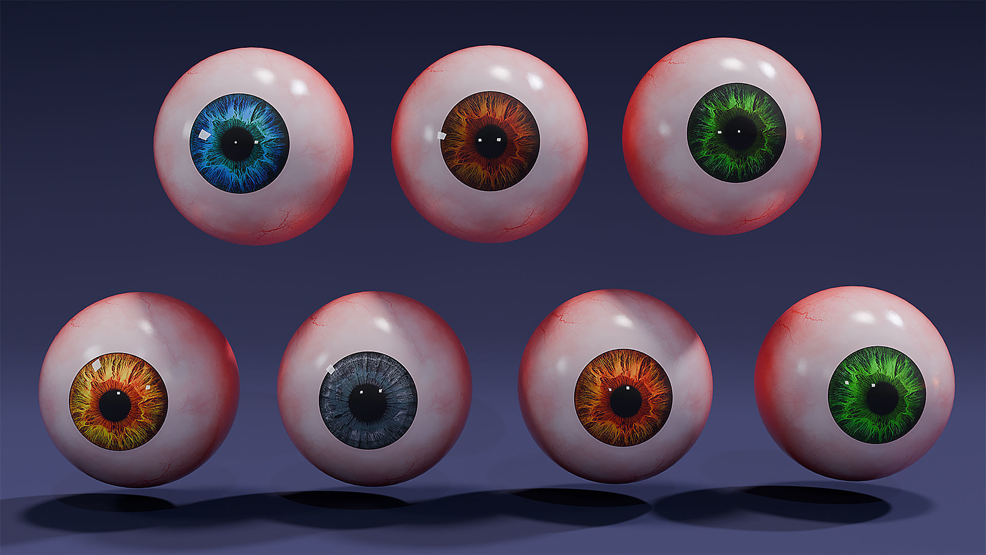 Eys-4K Texture-Character Eye-Realistic Eye-30 Realistic-Vol 02 Low-poly 3D model_5