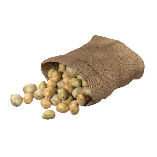 Potato sack  Low-poly 3D model