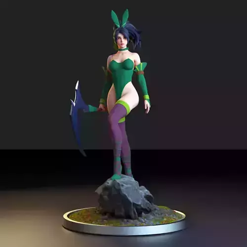 Bunny Akali FanArt  SFW and NSFW