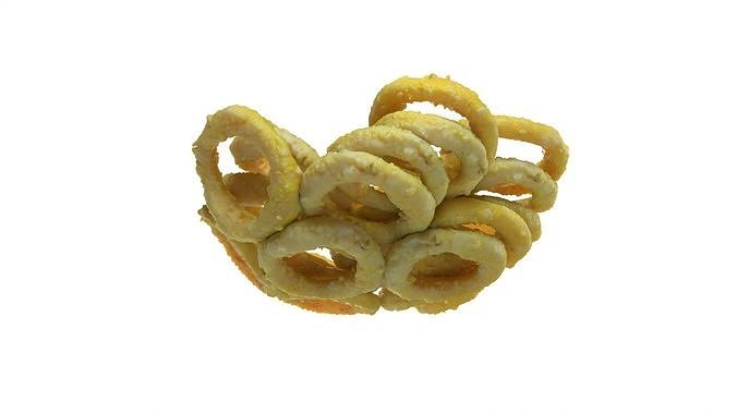 Ring Snack Low-poly 3D model 5